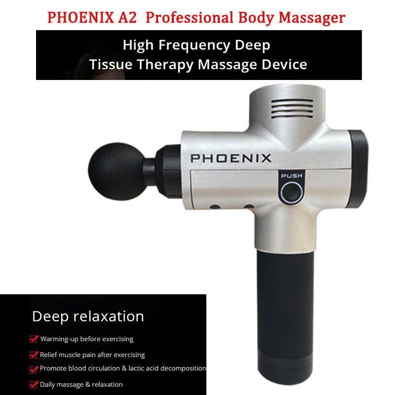 Rechargeable Massage Gun | Deep Tissue Massager | Portable Body Massage Device for Muscle Recovery & Relaxation