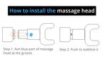 Rechargeable Massage Gun | Deep Tissue Massager | Portable Body Massage Device for Muscle Recovery & Relaxation