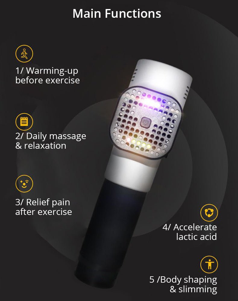 Rechargeable Massage Gun | Deep Tissue Massager | Portable Body Massage Device for Muscle Recovery & Relaxation
