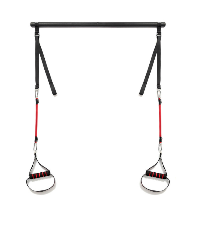 SH Fitness Pro Pilates Bar Kit with Adjustable Resistance Bands | Portable Home Gym