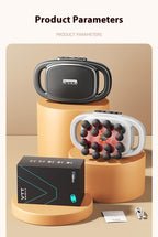 16-Head Deep Tissue Massage Gun | Adjustable Muscle Recovery & Full Body Percussion Massager