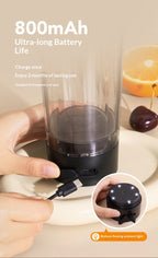 Electric Protein Shaker Bottle | 700ml Portable Automatic Mixing Cup with Magnetic Charging