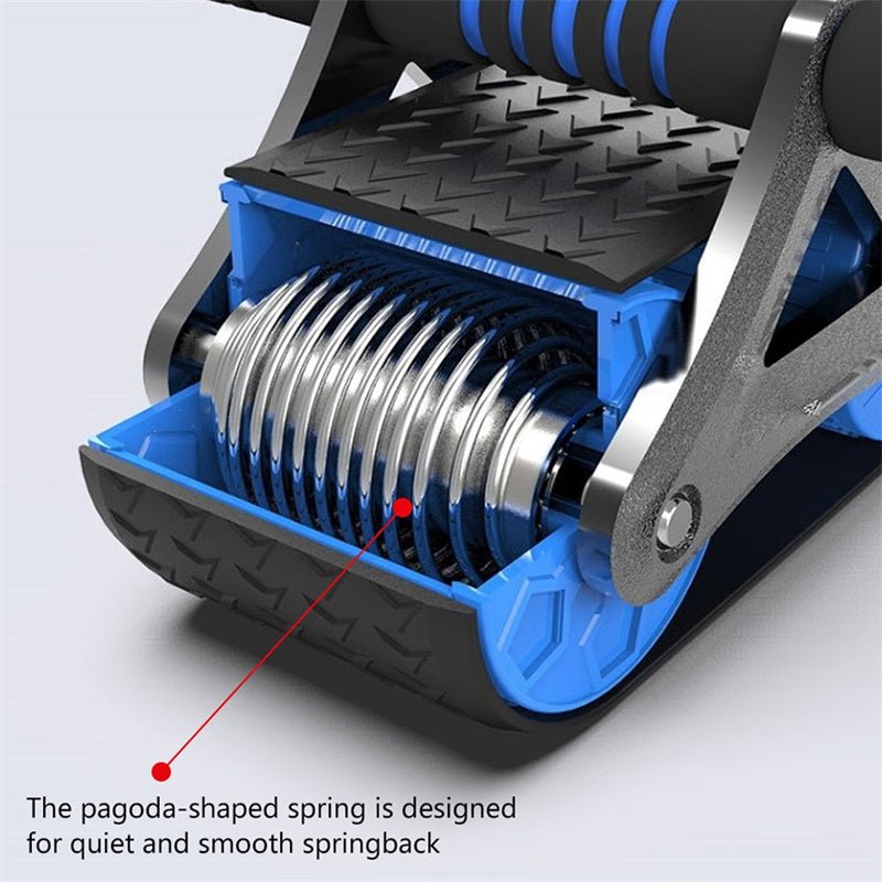 SH Fitness Automatic Rebound Ab Roller | Double Wheel Core Trainer