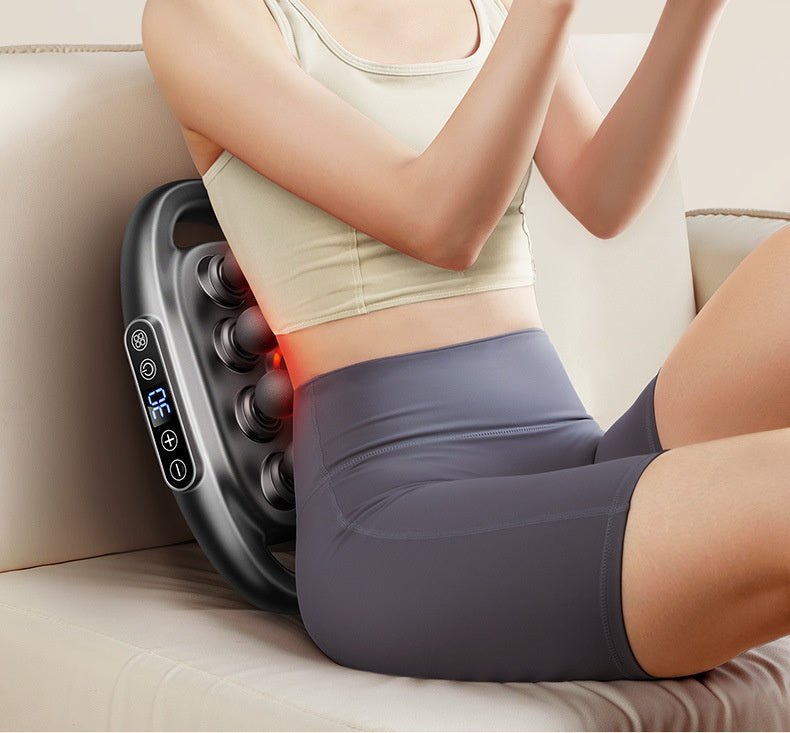 16-Head Deep Tissue Massage Gun | Adjustable Muscle Recovery & Full Body Percussion Massager
