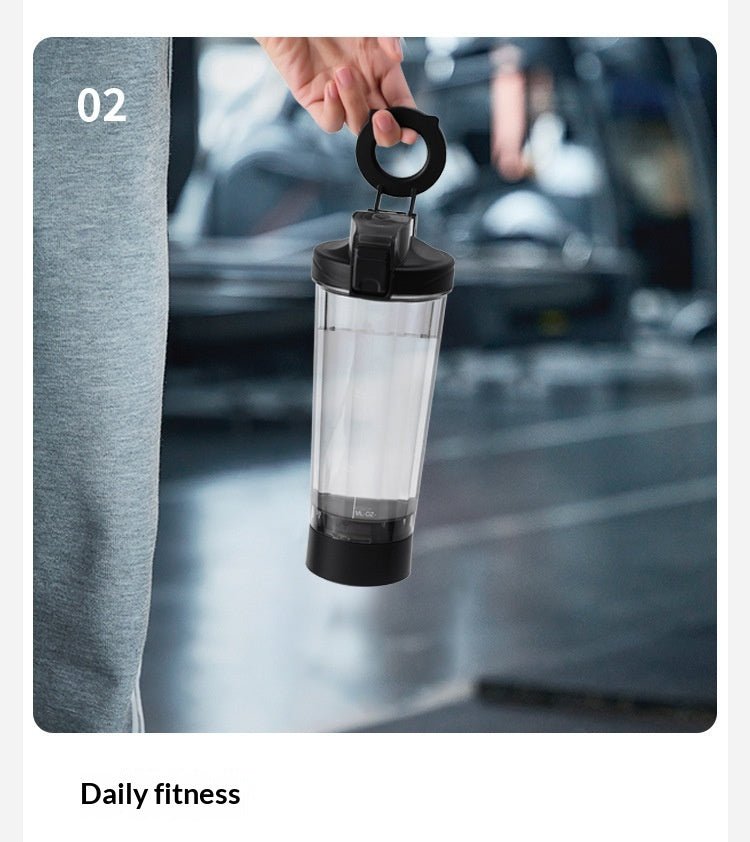 Electric Protein Shaker Bottle | 700ml Portable Automatic Mixing Cup with Magnetic Charging
