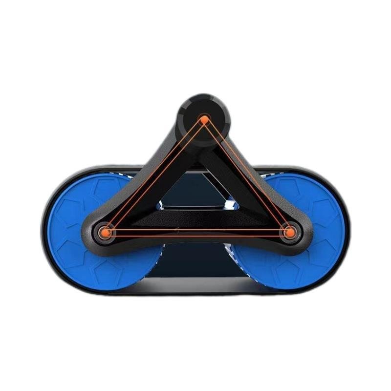 SH Fitness Automatic Rebound Ab Roller | Double Wheel Core Trainer