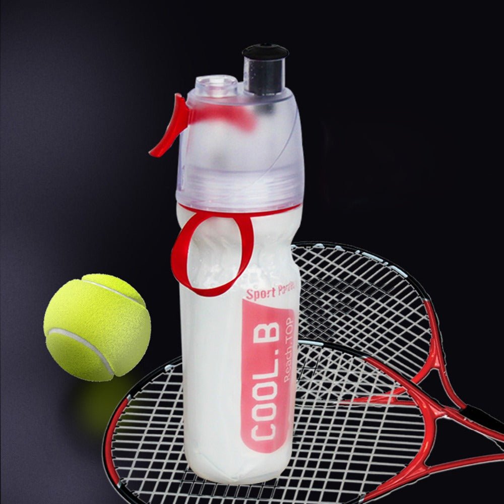 500ml Sports Water Bottle with Mist Spray | Insulated Cycling & Running Hydration Bottle