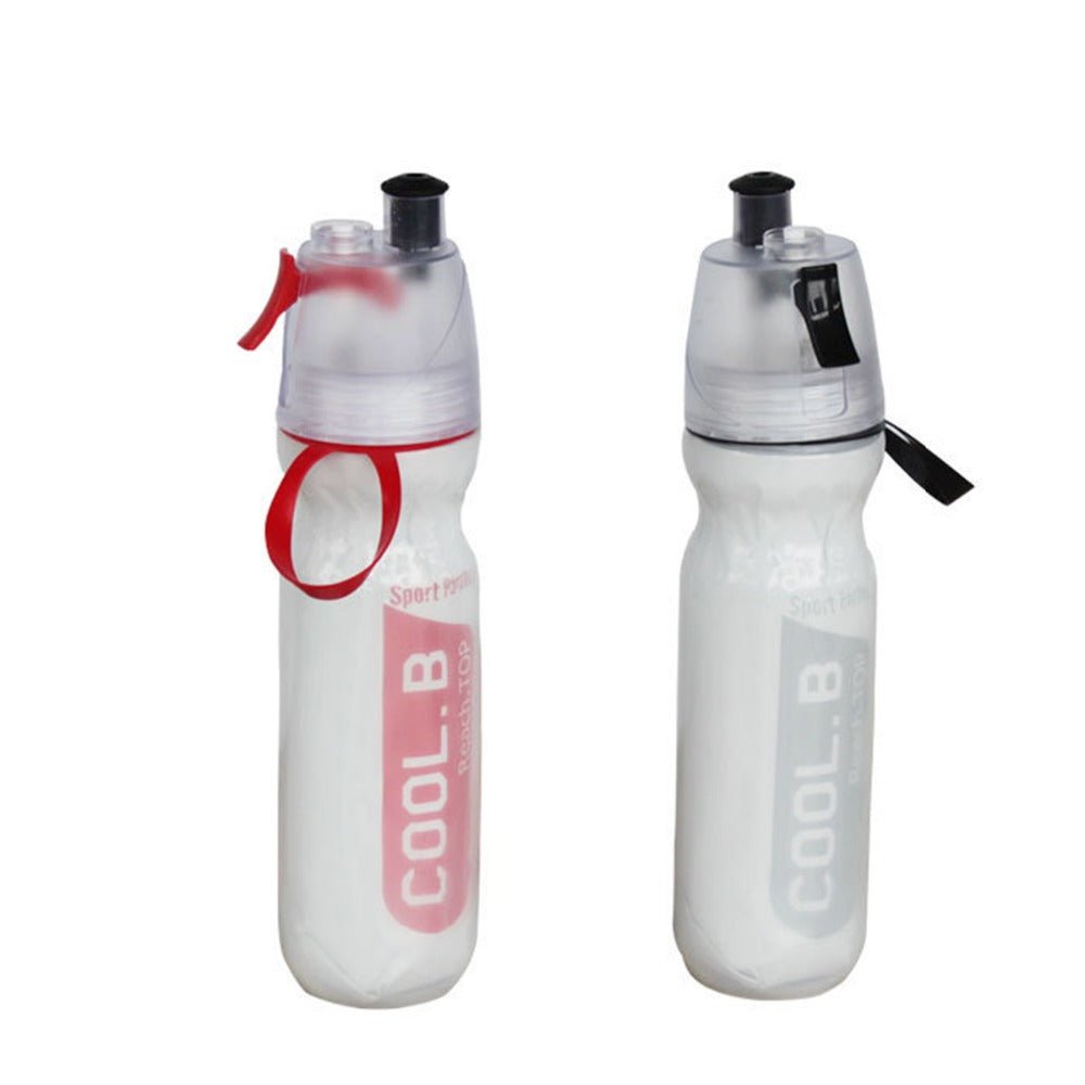 500ml Sports Water Bottle with Mist Spray | Insulated Cycling & Running Hydration Bottle