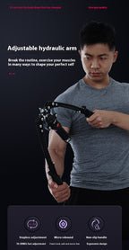 Hydraulic Adjustable Ab Roller | Automatic Rebound Abdominal Wheel for Core & Full Body Training