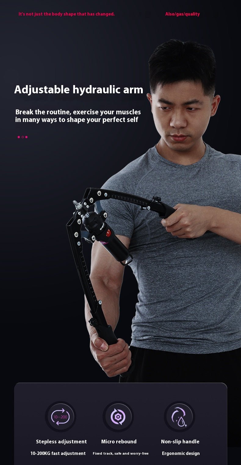 Hydraulic Adjustable Ab Roller | Automatic Rebound Abdominal Wheel for Core & Full Body Training